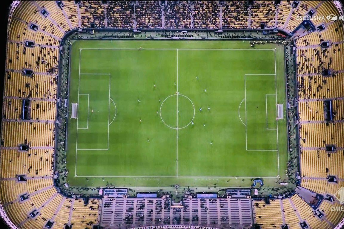 Aerial view of Napoli vs Fiorentina attendance in Saudi Arabia for the Supercoppa Italiana
