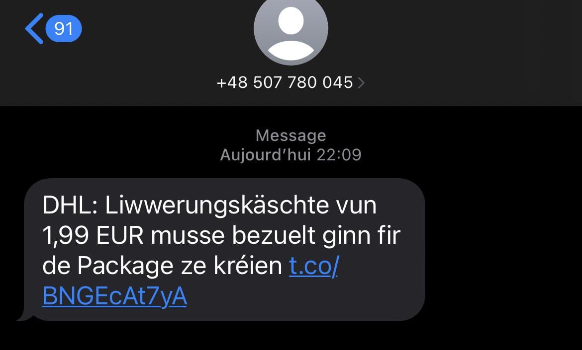 Weird message..