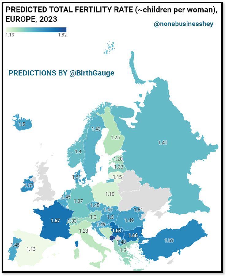 Predicted total fertility rates in Europe 2023 [700x900]