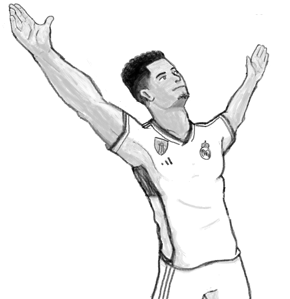 I drew a player (or tried to) you might know in MS Paint.