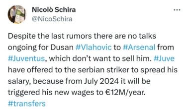 According to Nico Schira Dusan's salary will jump from current €7m net to €12m net from July, if they don't spread it.
