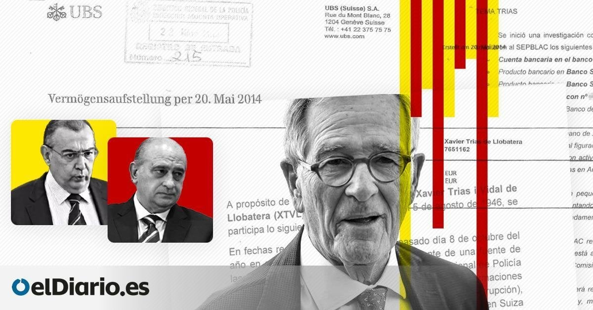 Cómo fabrican las cloacas del Estado una cuenta falsa en un paraíso fiscal (la de Trias, pero podría ser de cualquiera)