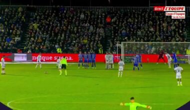 Arda Guler hits the post from a free-kick 17'