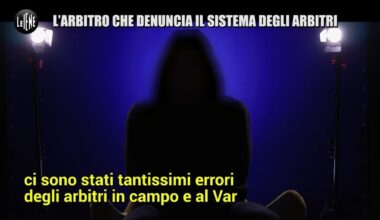 Sono palesemente dichiarazioni di De Laurentis cammuffatosi da arbitro.