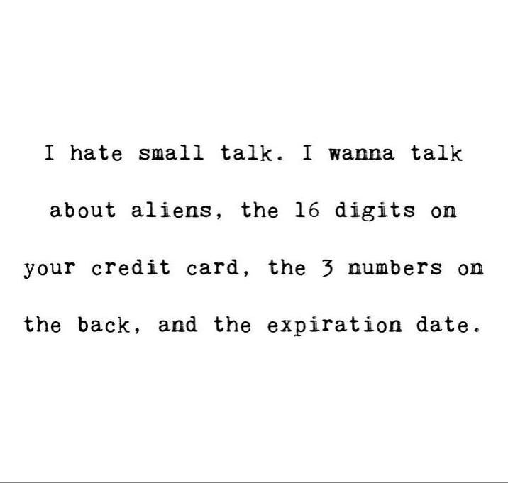 Let's talk 😂