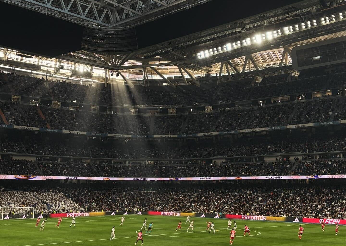 I celebrated my 30th birthday at the Bernabéu today…