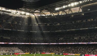 I celebrated my 30th birthday at the Bernabéu today…