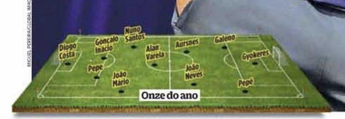 Onze do ano para o jornal O'Jogo