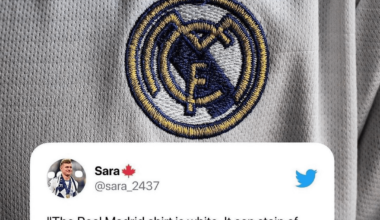 The Real Madrid shirt can stain of mud, sweat and even of blood, but never of shame!!