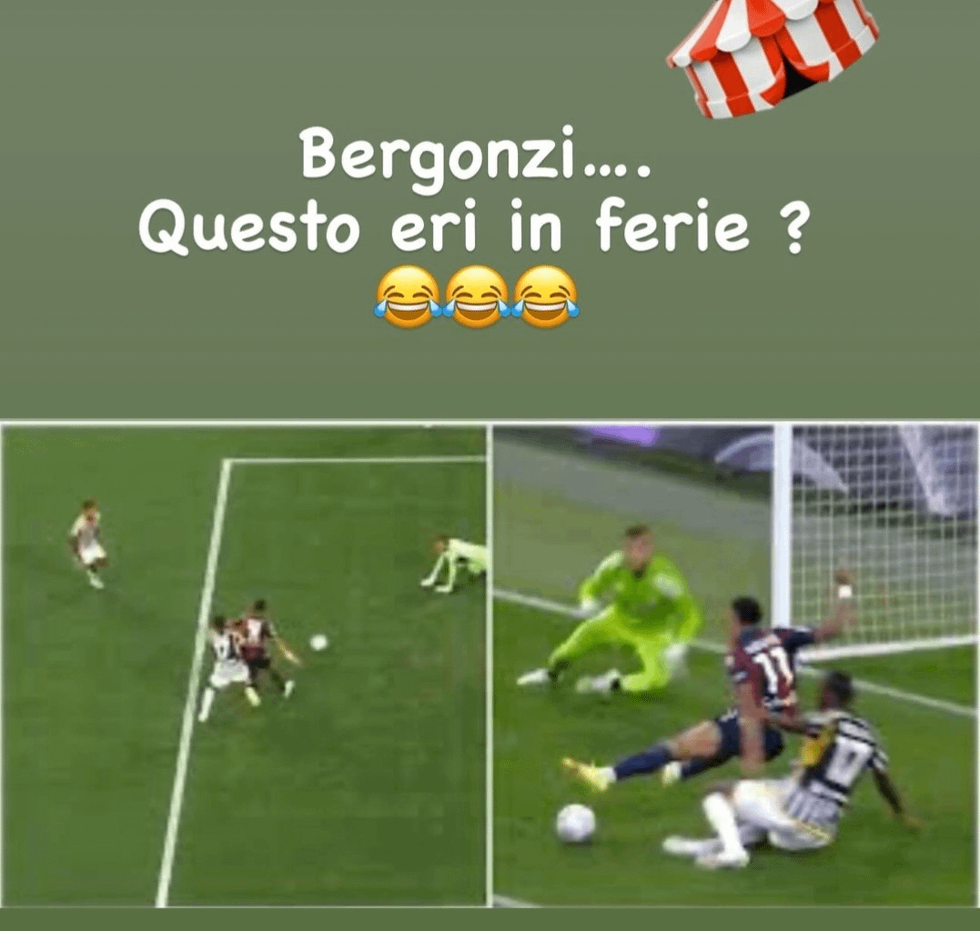 Marco Materazzi former Inter player posted on his IG story Illing Junior's snapshot from October against Bologna.