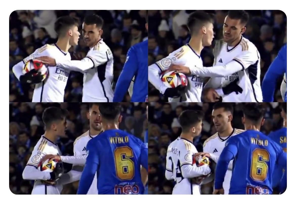 Arda Güler: “Let me take one, bro (the free-kick).” Ceballos: “C’mon, give me the ball. Give it to me, Arda.”