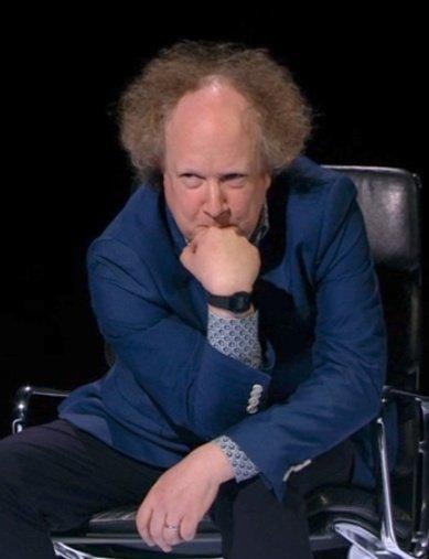 Andy Zaltsman settles in for his Mastermind round on 'The Thinker' sculptor Rodin