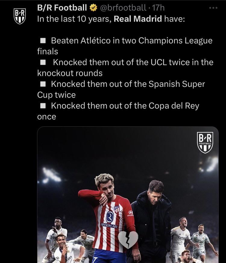 Atletico Madrid worst nightmare