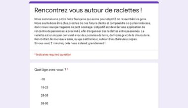 Fan de raclette ? Nous avons besoin de votre avis !