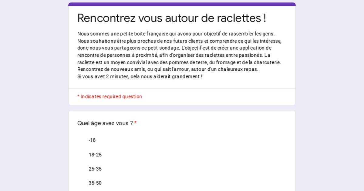 Fan de raclette ? Nous avons besoin de votre avis !