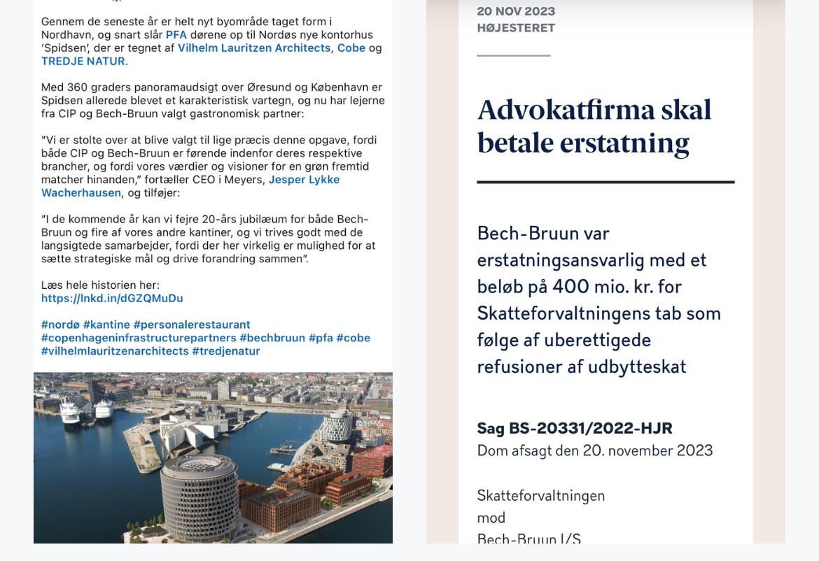 CEOen for Meyers: “vi deler værdier” med Bech-Bruun, som rådgav om skattesnydfor milliarder…