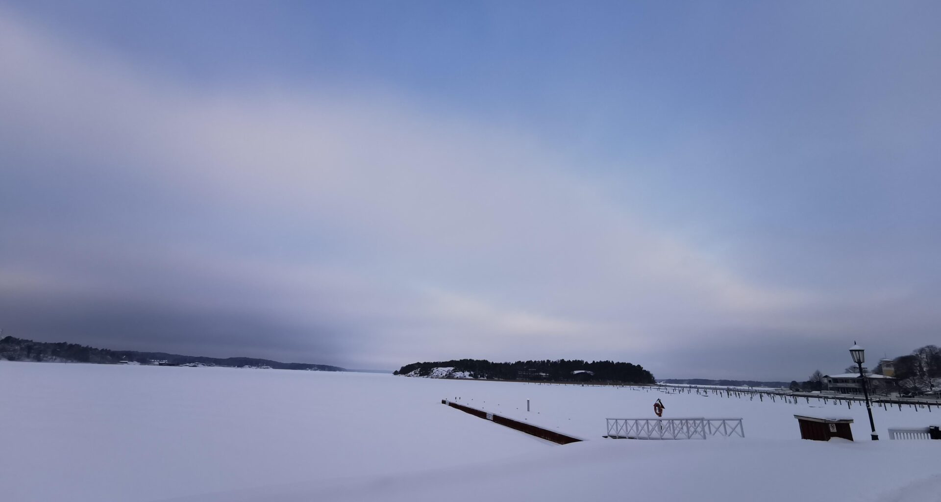 Frozen sea