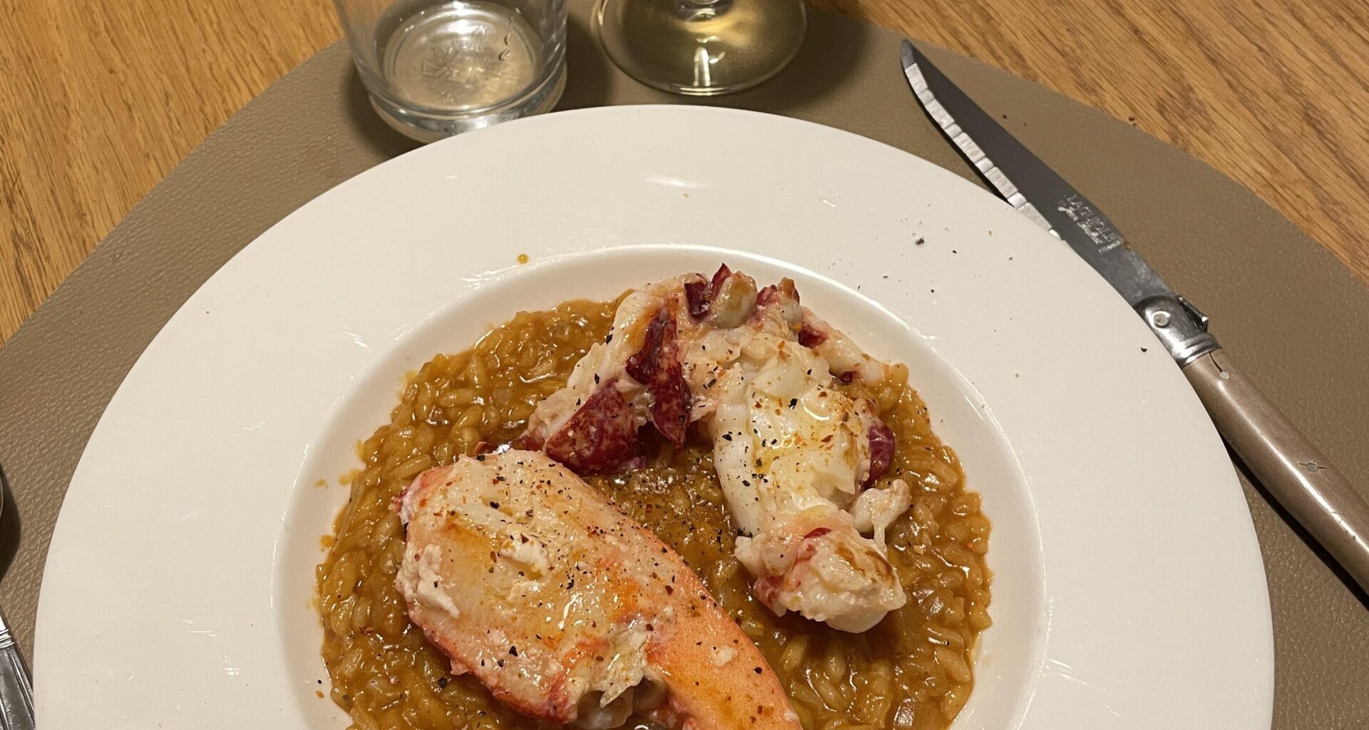 Risotto au homard