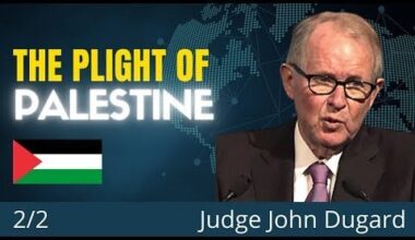 It's Worse Than Apartheid In South Africa for Palestine | U.N. Judge John Dugard