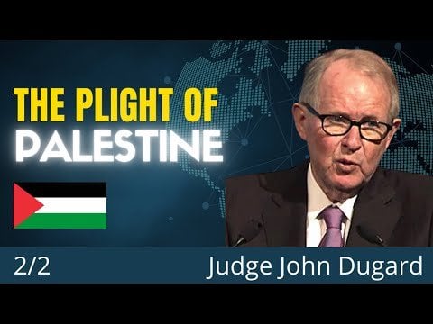 It's Worse Than Apartheid In South Africa for Palestine | U.N. Judge John Dugard