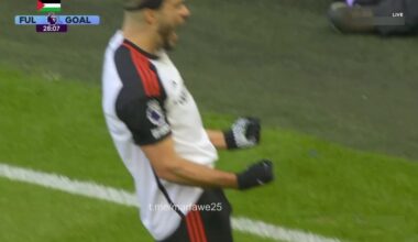 Fulham [1] - 1 Arsenal - Jiménez 29'