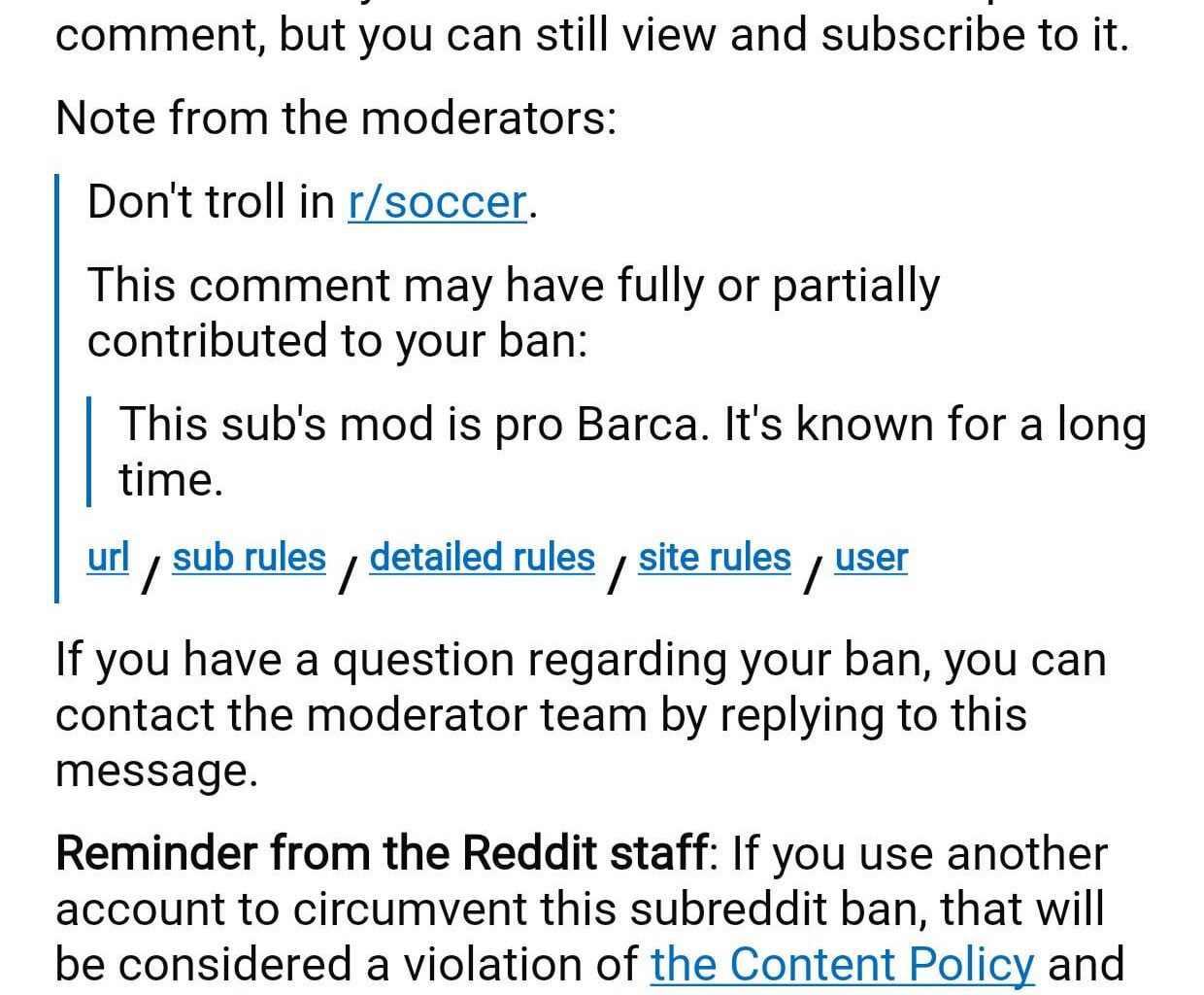 Got banned for calling out the truth