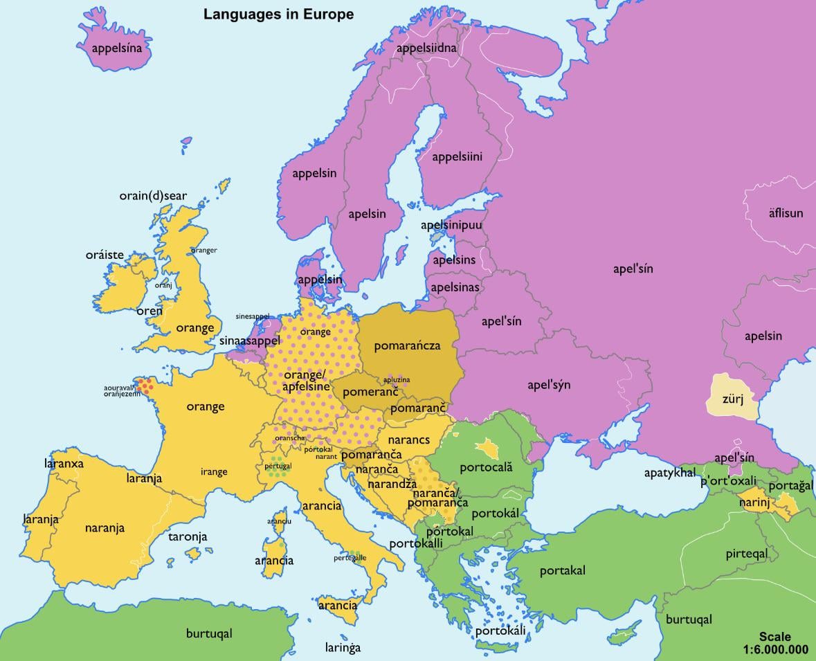 Alguns países chamam Portugal à Laranja