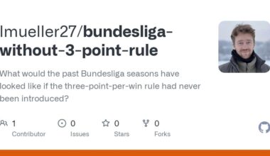 Past Bundesliga seasons if the 3-point-rule had not been introduced