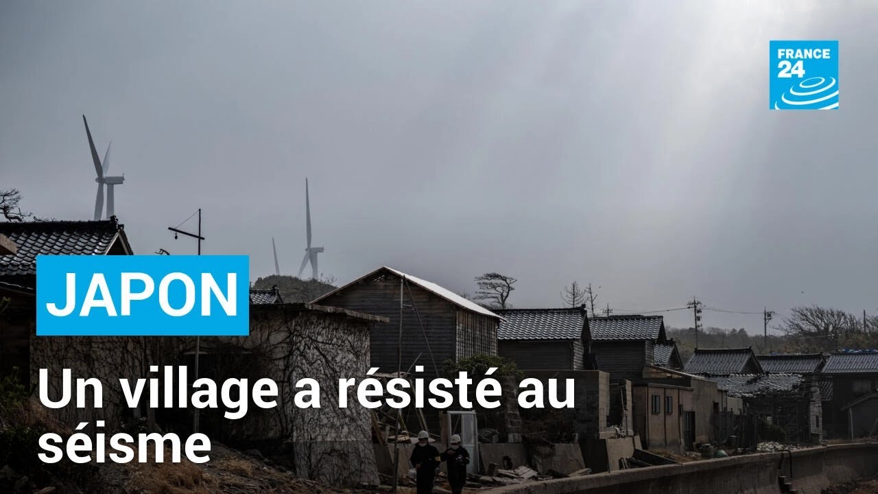 Japon : un village a résisté au séisme grâce à son architecture unique • FRANCE 24