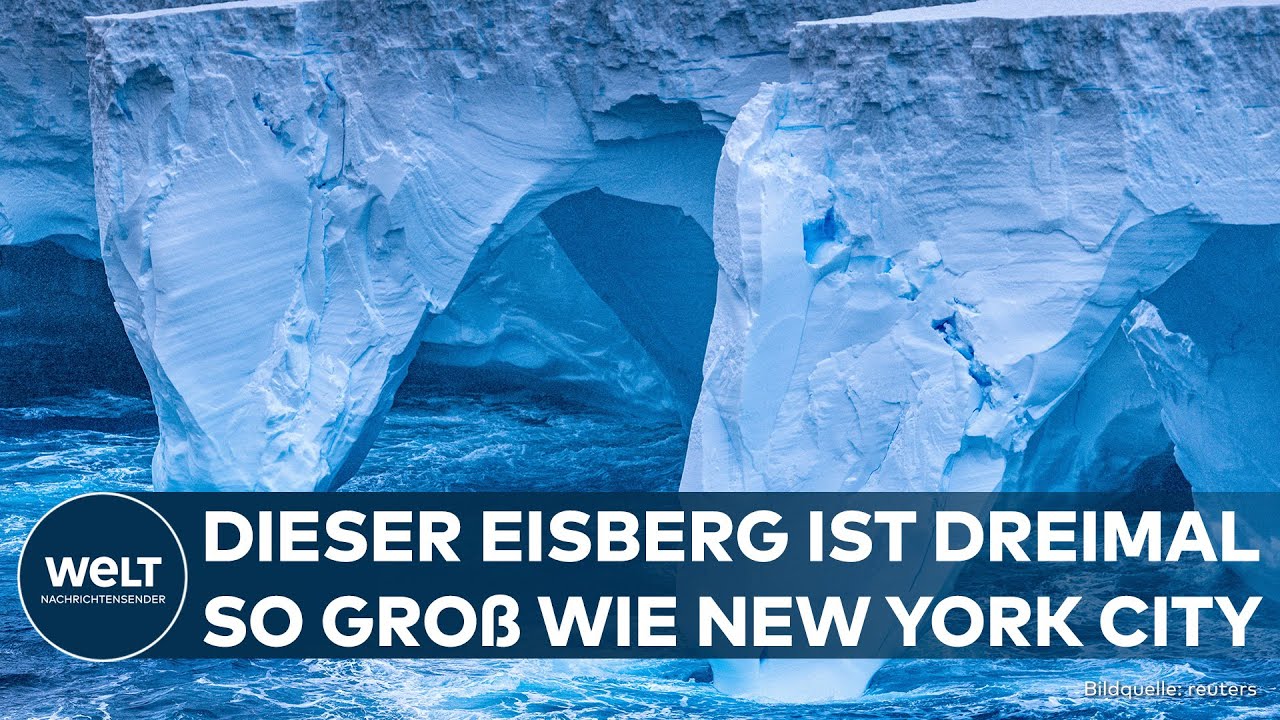 ANTARKTIS: Sensation! Größter Eisberg der Welt "A23A" von Naturfotograf fotografiert