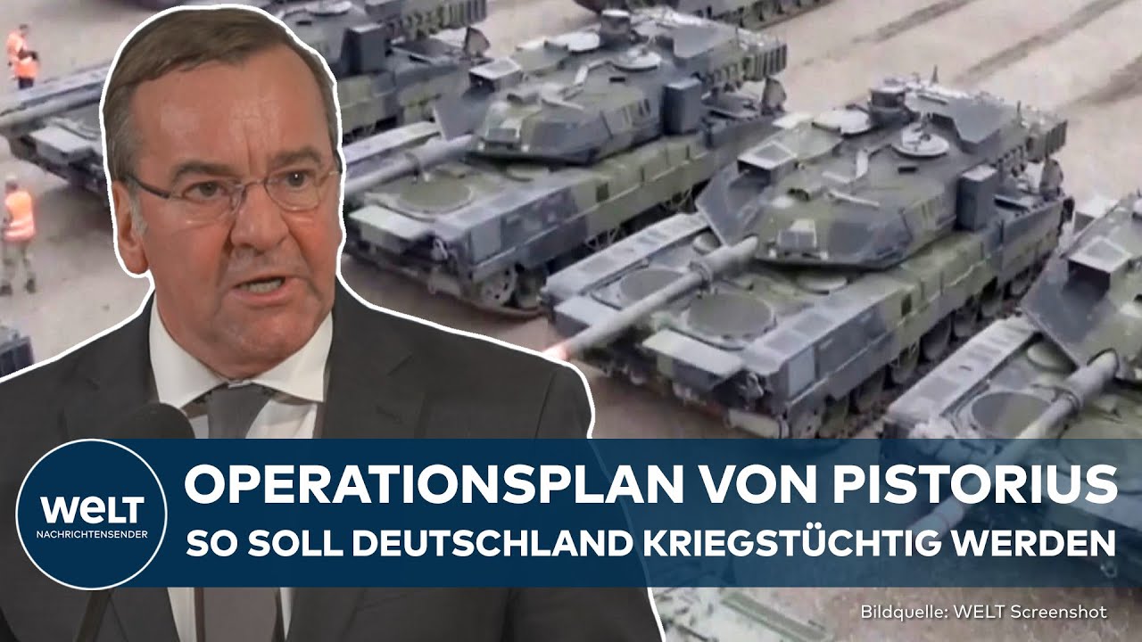 FURCHT VOR RUSSLAND: Operationsplan! Boris Pistorius will Deutschland kriegstüchtig machen