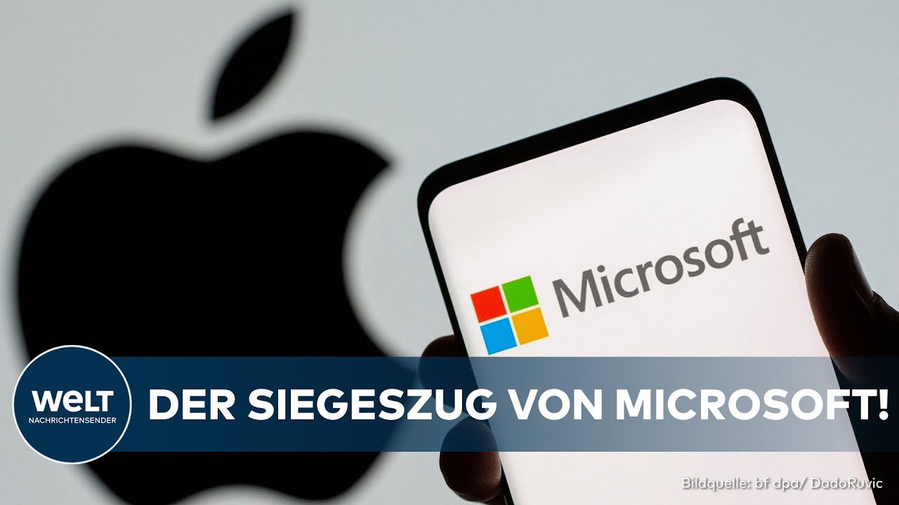MICROSOFT: Microsoft überholt Apple als wertvollstes Unternehmen – Die KI-Investition zahlt sich aus