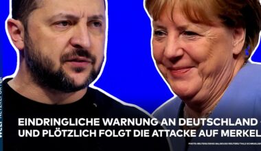 SELENSKYJ: Eindringliche Warnung an Deutschland! Und plötzlich folgt eine Breitseite gegen Merkel