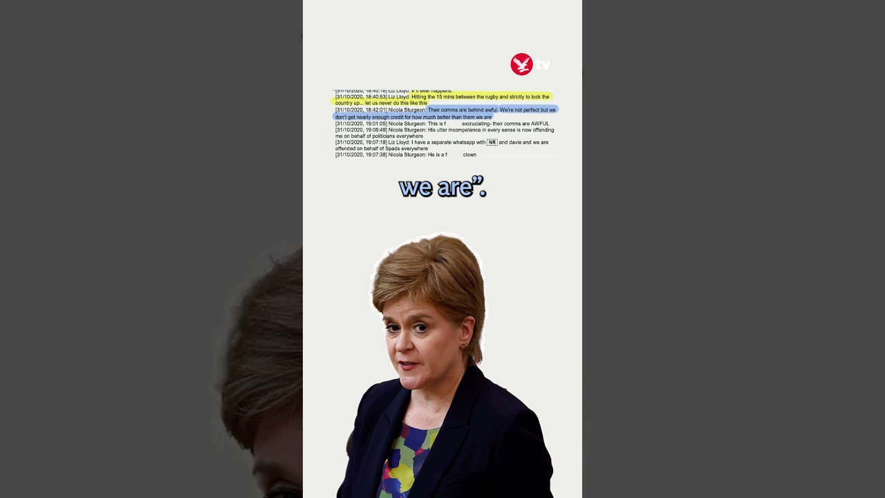 Nicola Sturgeon calls Boris Johnson a ‘f***ing clown’ #shorts