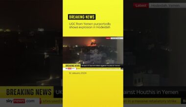 UGC from Yemen purportedly shows explosion in Hodeidah