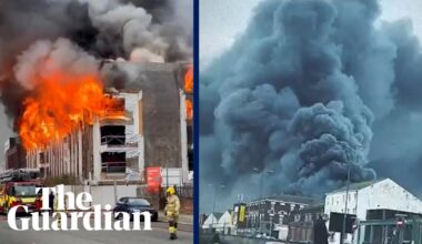 Huge fire breaks out in Liverpool city centre