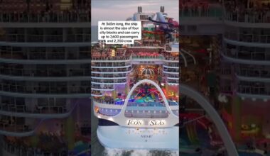 Watch the world’s largest cruise ship set sail from Miami