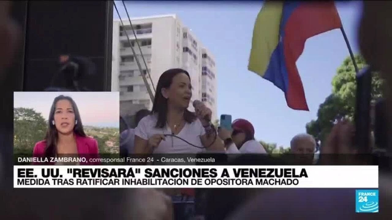 Informe desde Caracas: rechazo de EE. UU. y la oposición a la inhabilitación de María Corina Machado