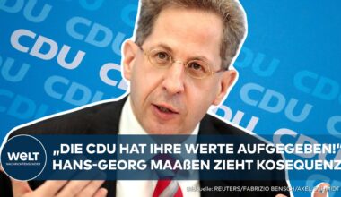 POLITIK-BEBEN: "CDU hat Grundüberzeugungen aufgegeben!" - Parteiaustritt bei Hans-Georg Maaßen!