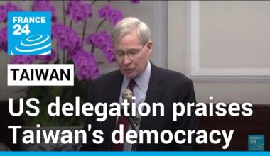 US delegation praises Taiwan's democracy in visit after presidential election • FRANCE 24 English