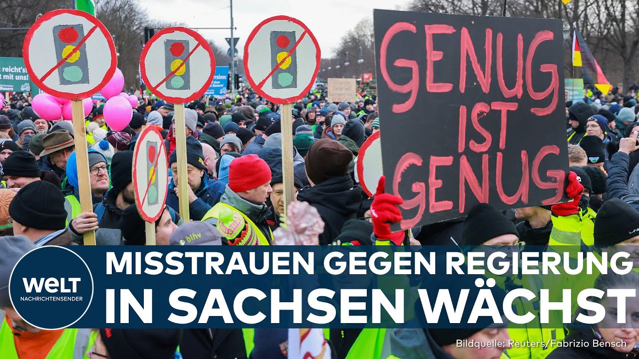 SACHSEN-MONITOR: Alarmierende Umfrage! Große Mehrheit der Bürger misstraut der Bundesregierung