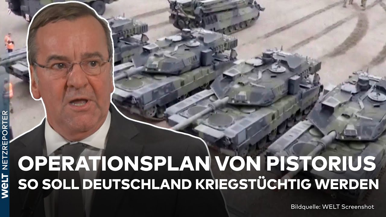 FURCHT VOR RUSSLAND: Operationsplan! Pistorius will Deutschland kriegstüchtig machen