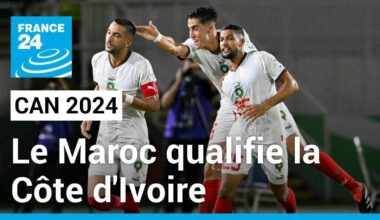 CAN 2024 : Le Maroc qualifie la Côte d'Ivoire pour les huitièmes de finale • FRANCE 24