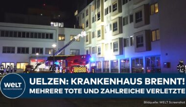 UELZEN: Krankenhaus brennt! Tote und zahlreiche Verletzte bei Feuer - Brandursache noch unklar