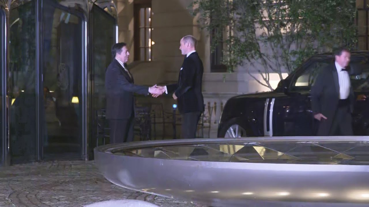 Prince William arrives at charity gala dinner