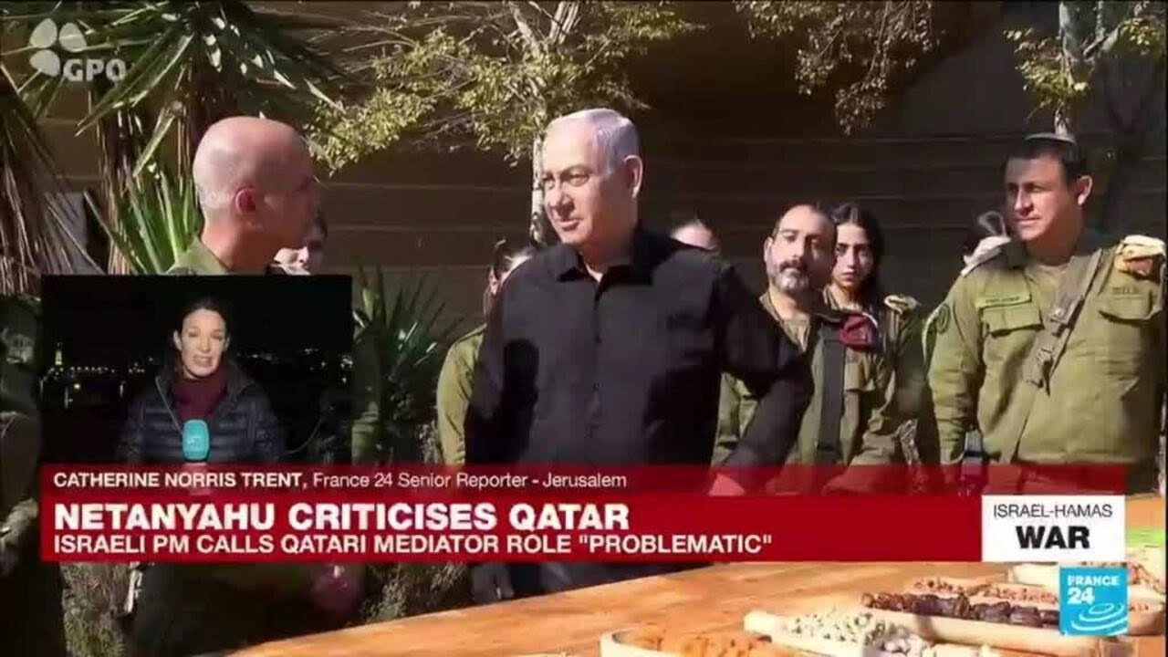 Gaza truce talks likely affected by Israel’s inflammatory remarks about Qatar • FRANCE 24