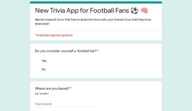 New trivia app for football fans (let us know your thoughts)!
