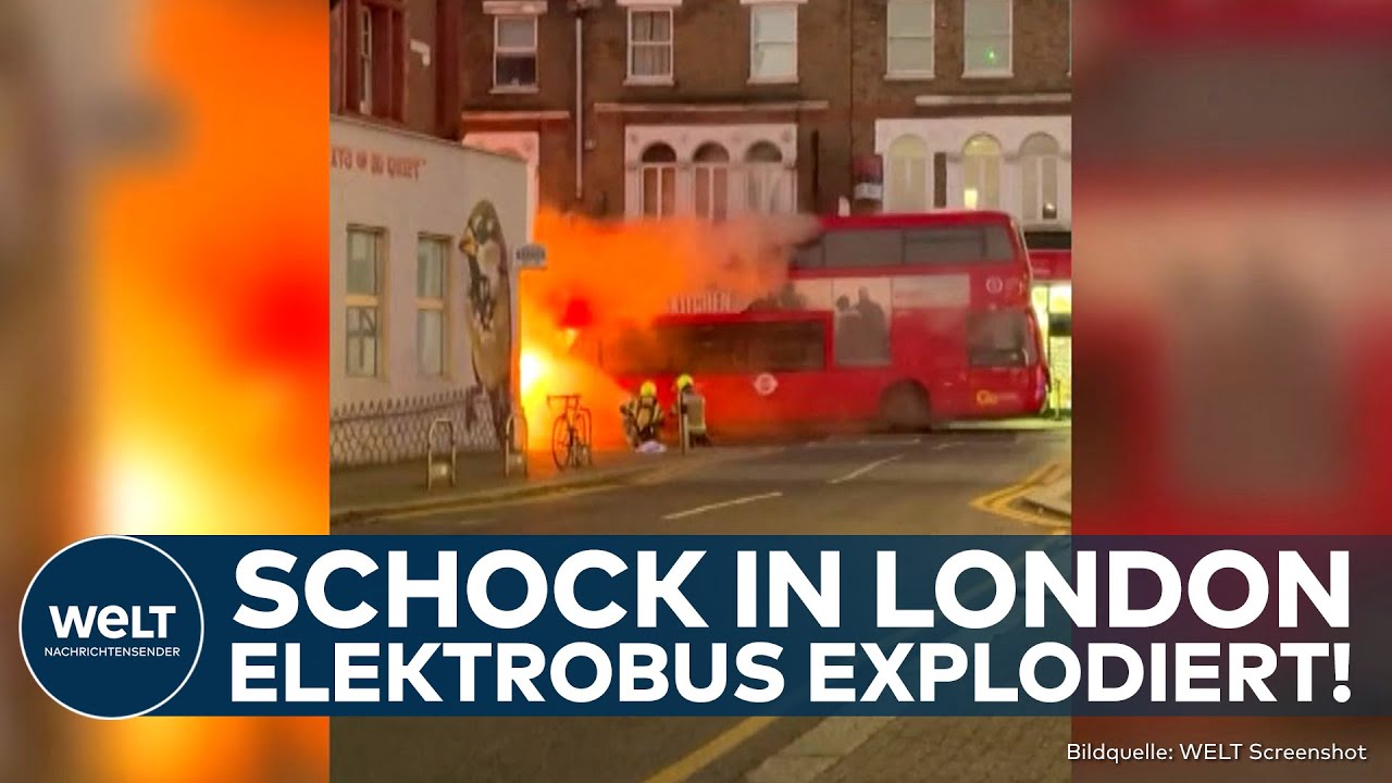LONDON: Elektrobus explodiert auf der Straße! "Untersuchungen eingeleitet" – Was wir bisher wissen