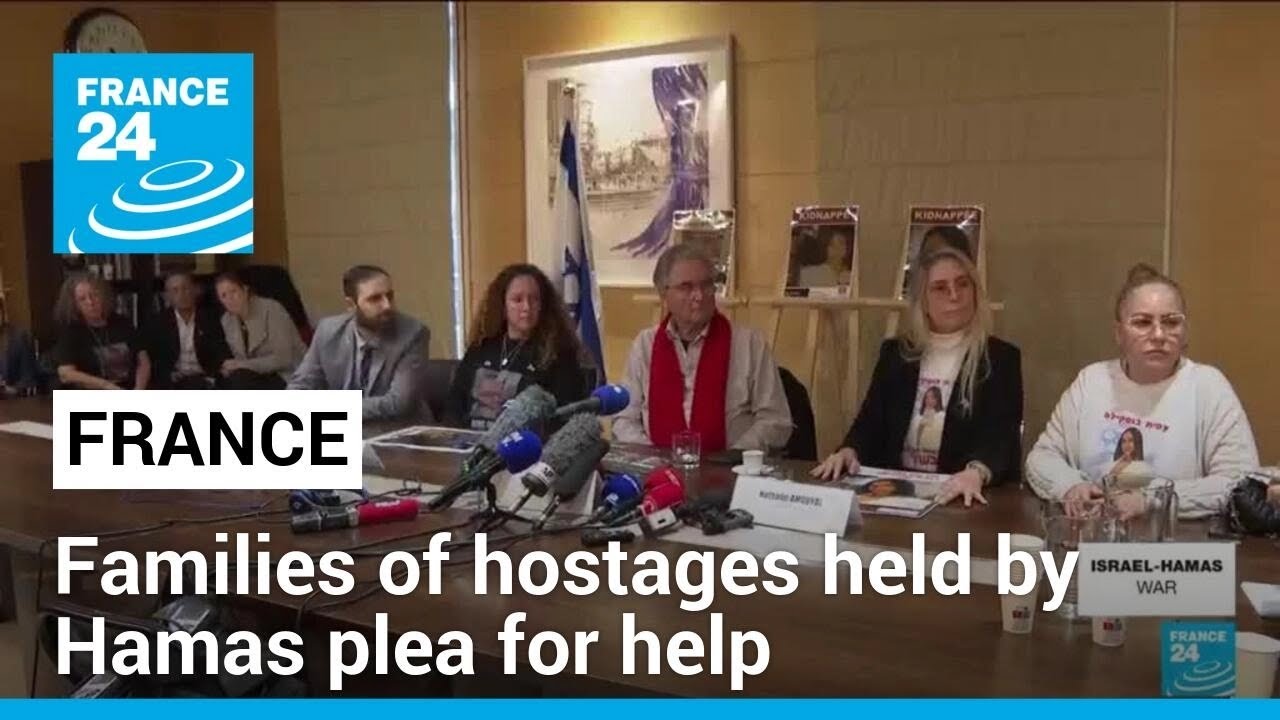 Families of French hostages held by Hamas plea for help ahead of tribute ceremony • FRANCE 24
