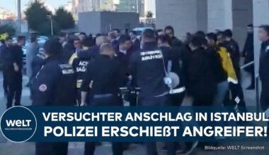 TERROR IN TÜRKEI: Anschlag in Istanbul verhindert! Polizei erschießt Angreifer bei Gerichtsgebäude